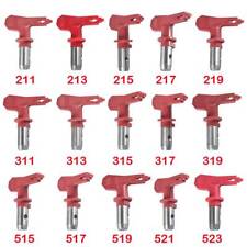 Red Airless Spray Gun Tips Nozzle For Titan Wagner Paint Sprayer Tool 211-629