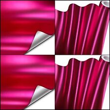 Premium Satin Chrome Hot Pink Vinyl Wrap Roll Wair-release Adhesive Technology