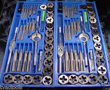 80pc Tap And Die Tool Set Sae And Metric With Case And Handles Brand New