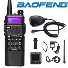Baofeng Uv-5r Walkie Talkies Two-way Radio Dual Band Vhf Uhf Long Rangehand Mic