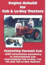 Farmall Cub International Cub Loboy 154 184 185 Tractors Engine Rebuild Dvd