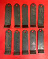 Set Of 10 Blades For Alamomott Fine Cut Flail Mowers. A-ef386