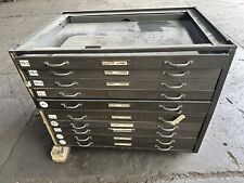 Hamilton Manufacturing Company Industrial 5 Drawer Map Indexing Cabinet