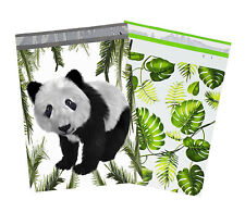 10x13 Tropical Palm Leaves Panda Bear Poly Mailers Usps Shipping Mailing Bags