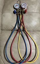 Jb Hvac Ac Manifold And Gauges With Quick Seal Tips 3 Hoses - New Out Of Box