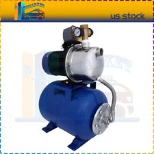 1.5hp Shallow Well Garden Pump W Booster System Pressure Tank Free Shipping