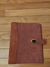 Day-timer Classic A5 Brown Suede Leather Binder
