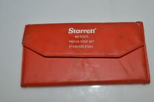  Starrett No S167c Stainless Steel Radius Gage Set Ptn3