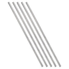 4mm Dia 300mm Length 304 Stainless Steel Solid Round Rod Bar 5pcs