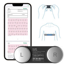 Mobile Ekg Heart Monitor Chest Strap Handheld Measure Free App 15min Recording