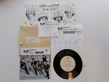 Beatles Uk 1965 Fan Club Christmas Record 1965 With Insert Letters  Mailer