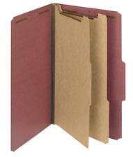 New Smead Classification File W 2 Dividers 2 Expansion Legal Size 1 Folder Red
