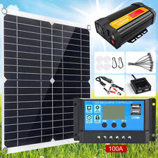 16000w Complete Solar Panel Kit Solar Power Generator 100a Home 110v Grid System