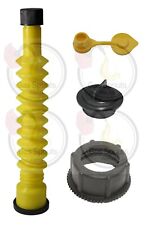 Scepter Gas Can Spout Kit Yellow Old School Spout Stopper Genuine Collar Vent