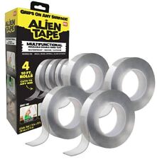 Alien Tape 4-pack 10 Ft. Rolls Multi-functional Reusable Double-sided Tape-new