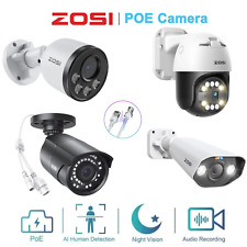Zosi 4mp5mp Poe Security Ip Camera Add-on Ai Detect Night Vision Outdoor Audio