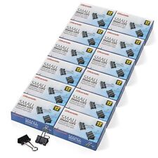 Officemate Small Binder Clips Black 12 Boxes Of 1 Dozen Each 144 Total 99020