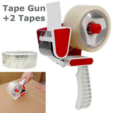 Packing Tape Gun Dispenser 2 Rolls Heavy Duty Machine Box Packaging Shipping