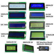 1601 1602 1604 0802 2004 12864 5v 3.3v Character Lcd Display Module For Arduino
