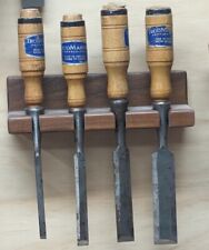 Vtg Teco Master Wood Chisels Set Of 4 14 12 34 1 Made In Sweden