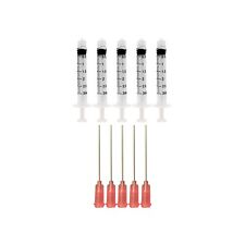 5 Pack -3ml Sterile Syringe With 18 Ga 1 12 Blunt Tip Needle Clear Tip Cap