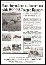 1955 Wood Brothers Mfg-brush Mowers Bush Hog-oregon Il Vintage Trade Print Ad