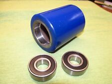 Pair Pallet Jack Load Wheels - 3.75 Wide X 3 Tall W20mm I.d. Sealed Ball Brgs