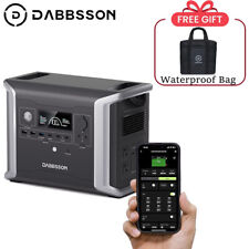 Dabbsson Portable Power Station Dbs1300 1330wh Solar Powered Generator Outdoor