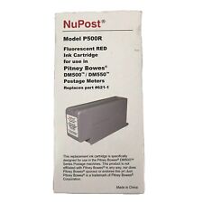 Nupost P500r Postage Meter Replacement Fluorescent Red Ink 621-1 Pitney Bowes