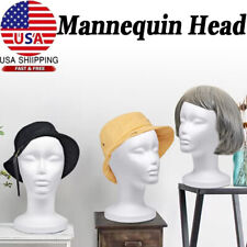 Foam Head Female Styrofoam Mannequin Hairpieces Stand Holder Model Head Display