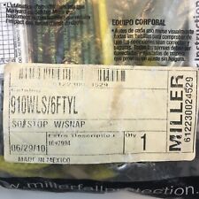 New Miller By Honeywell 910wls6ftyl Sofstop Fall Safety Lanyard Wsnap 6 Ft