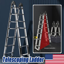 Telescoping Ladder Multi-purpose Folding Ladder For Home Or Rv Outdoor Work