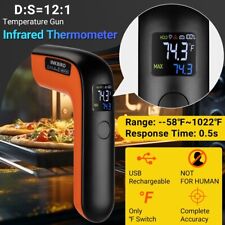 Rechargeable Infrared Thermometer Gun Colorful Display Digital Laser Temperature