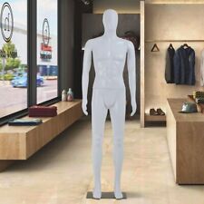 73 Full Body Realistic Male Mannequin Display Head Turns Dress Form With Base