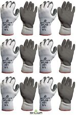 Showa 451 Therma Insulated Cold Weather Palm Coated Winter Work Gloves S-xl 6 Pr