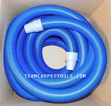 Carpet Cleaning 25 Ft. Extractor Vacuum Hose 1.5 With 1.5 Wand Cuff Connectors