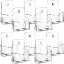 Chinco 10 Pieces Acrylic Brochure Holder Bulk 6 X 8 Inches Clear Literature Hol