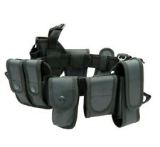 10-in-1 Mens Police Equipment Duty Belt Waist Band Holster With Pouch Set