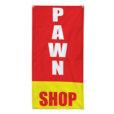 Vertical Vinyl Banner Multiple Sizes Pawn Shop Promotion Business Business