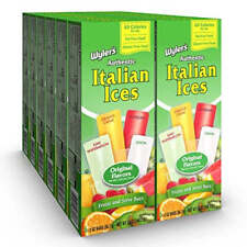 Wylers Light Authentic Italian Ice Fat Free Freezer Bars Original Flavors 12