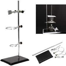 Lab Stand Bracket Retort Support Platform Clamp Chemistry Holder W 2 Ring 50cm