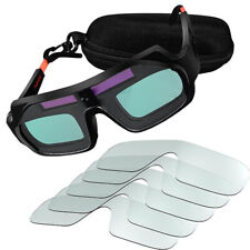 Solar Welding Glasses Automatic Darkening Welder Helmet Anti-glare Eyes Goggles