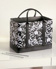 Chic File Folder Organizer Tote - Double Handled Portable Document Storage Bag