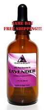 Lavender Essential Oil Aromatherapy 100 Pure Natural Glass Dropper 2 Oz 59 Ml
