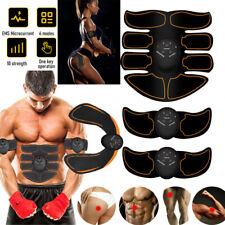Electric Muscle Toner Ems Machine Abdominal Toning Belt Abs Body Fitness Trainer