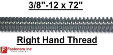 38-12 X 72 Acme Threaded Rod Right Hand Rh 38-12 X 6ft. Plain Steel Cnc Lc