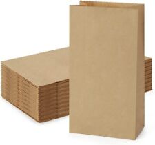 Paper Lunch Bags 4lb 100 Pack Brown Paper Bags 5x2.95x9.45 Recyclable Kraft Sac