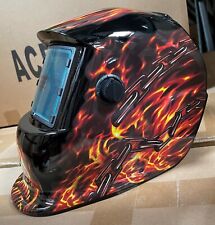 Tfrd New Solar Auto Darkening Welding Helmet Arc Tig Mig Certified Mask Grinding