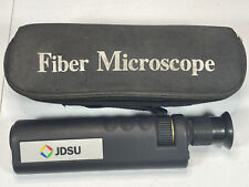 Jdsu Optical Fiber Optic Tester Microscope Inspection Scope Cables With Pouch
