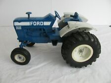 Vintage 1970s Ertl Die-cast 112 Scale Blue Ford 8600 Farm Tractor Vg